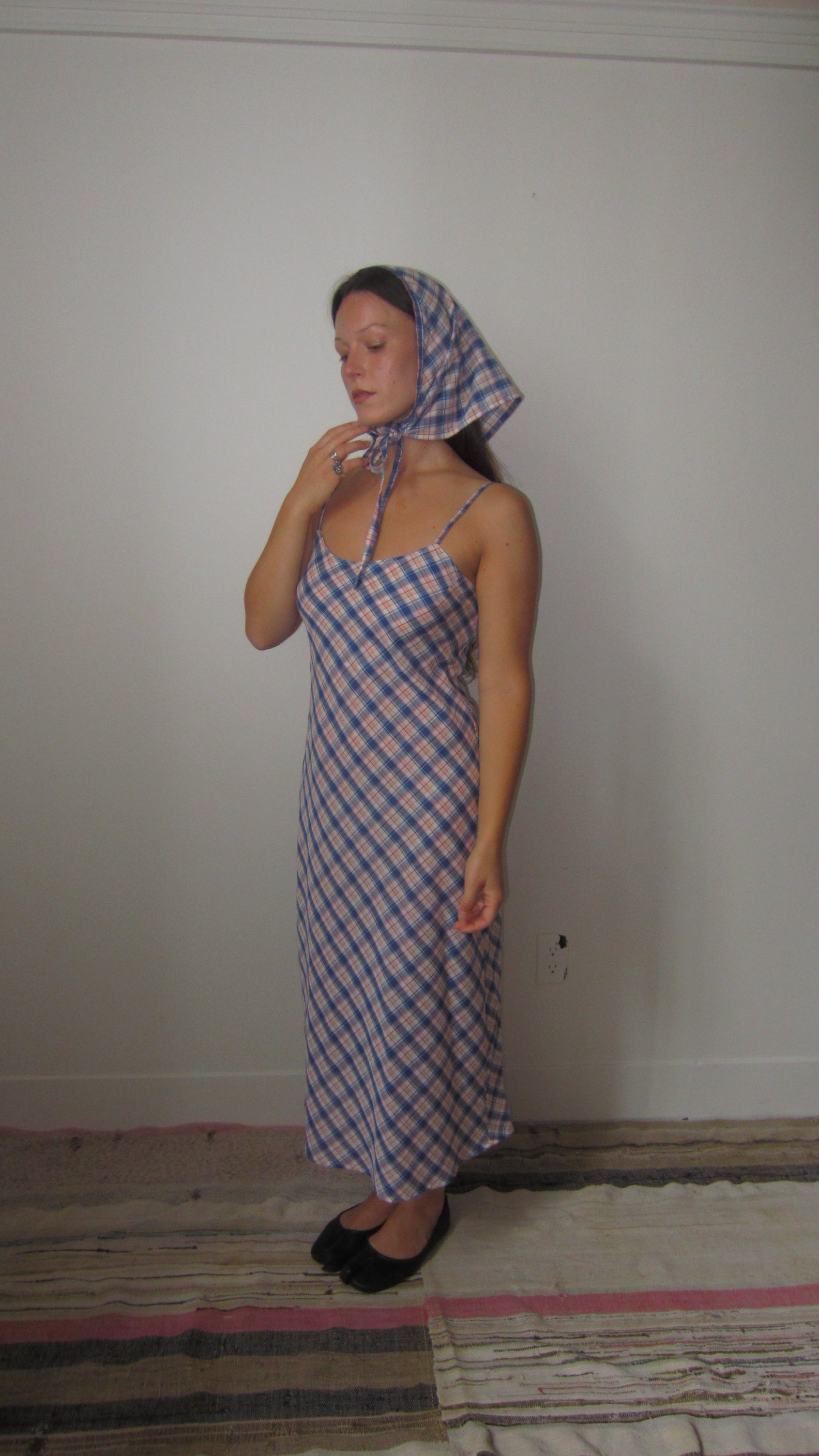 bias cut midi dress