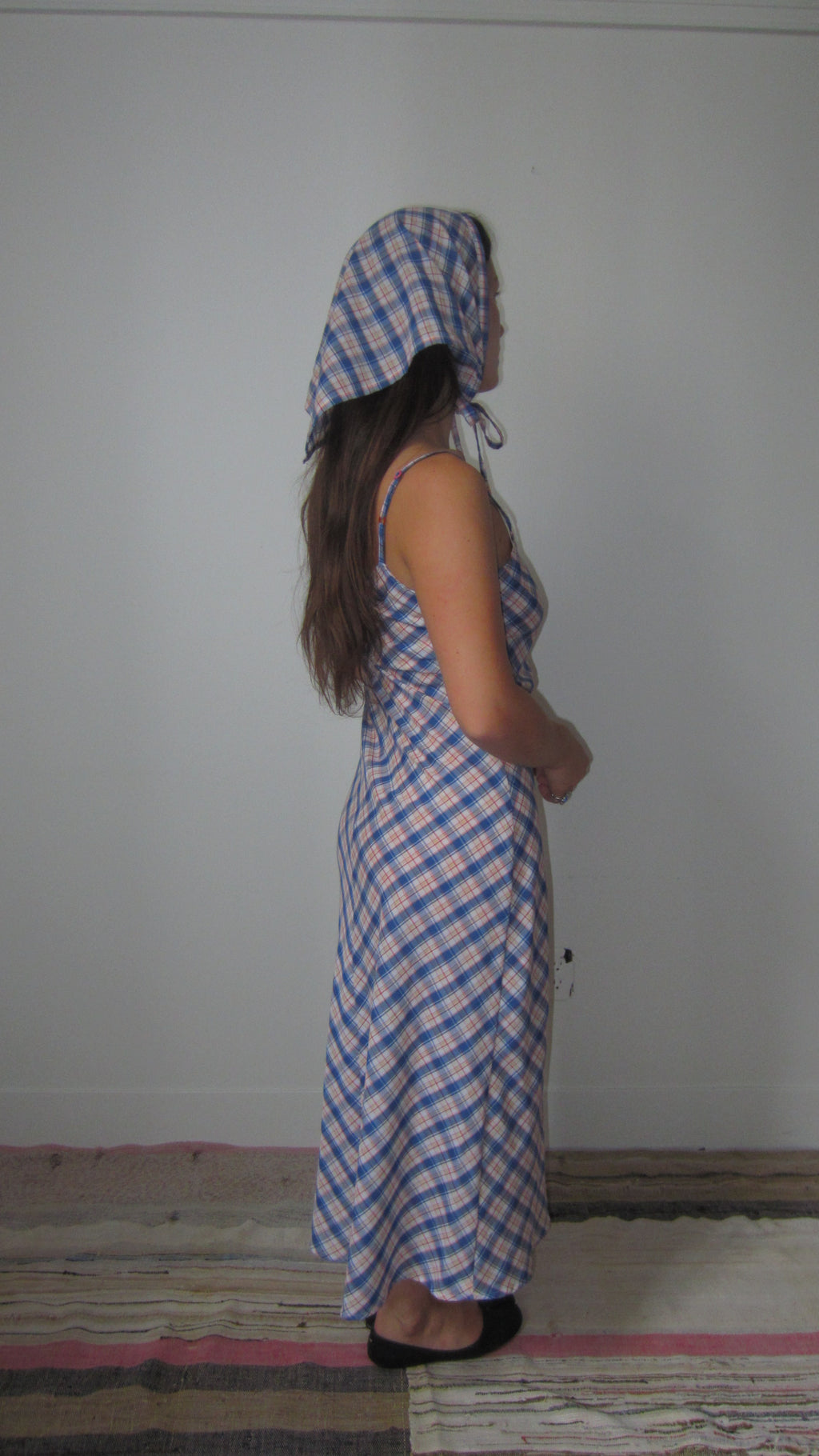 bias cut midi dress